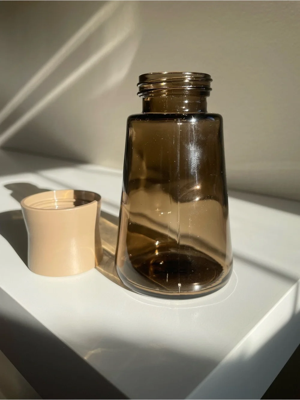 IKEA Brown Glass Pepper Shaker
